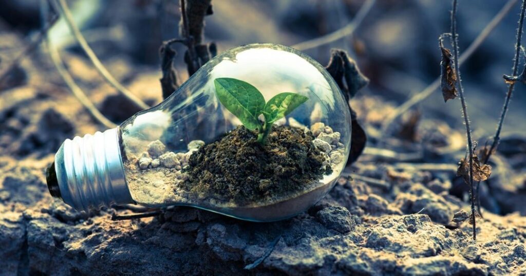 planta de energía limpia