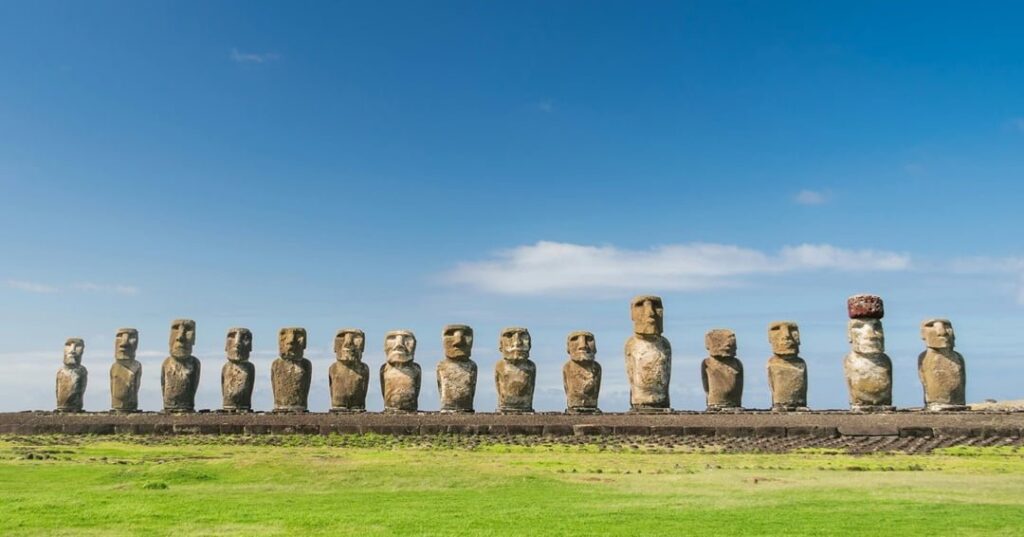 toromiros de la isla de Pascua
