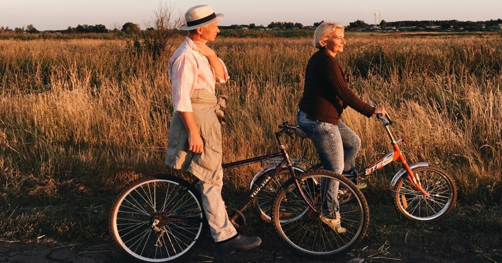 desplazarse en bicicleta