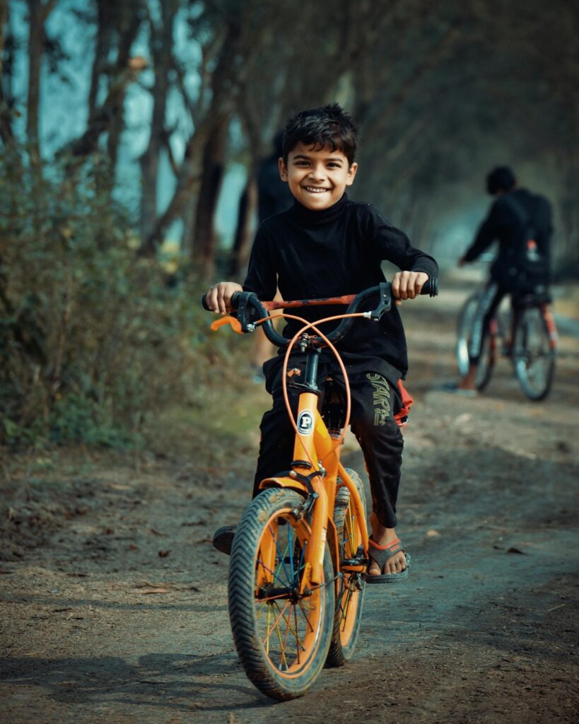 desplazarse en bicicleta