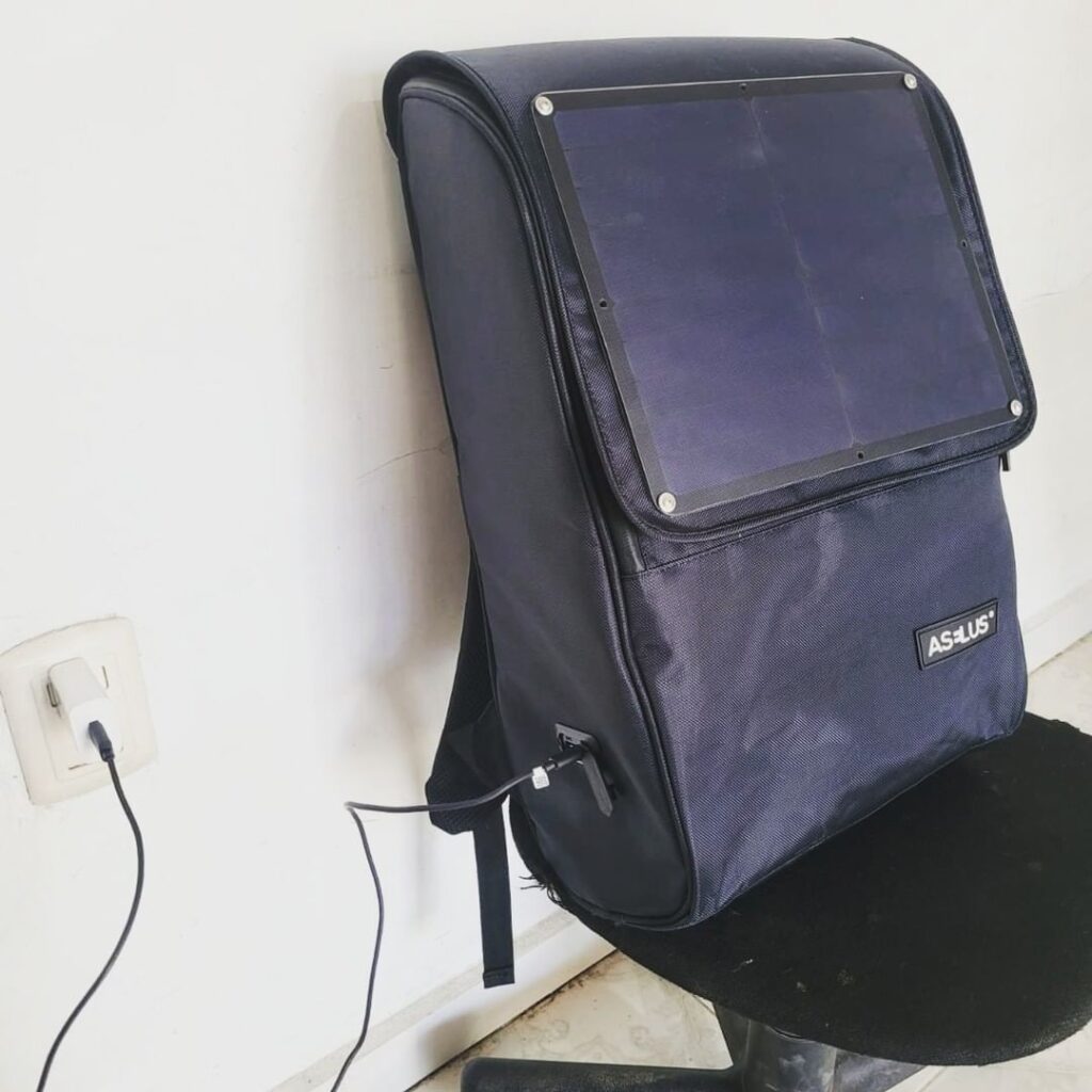 mochila solar