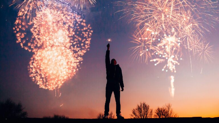 A solas en año nuevo