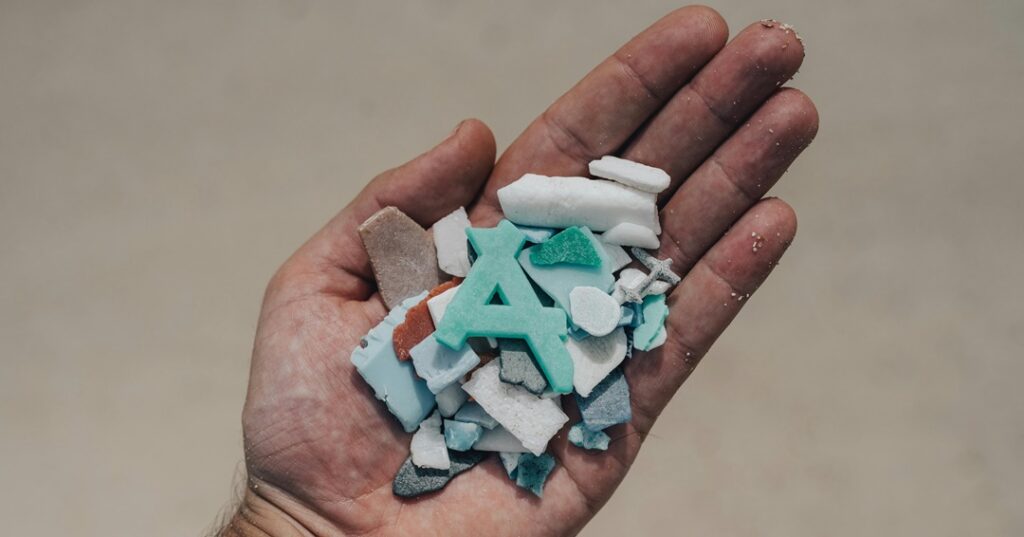 Hueso de calamar y algodón