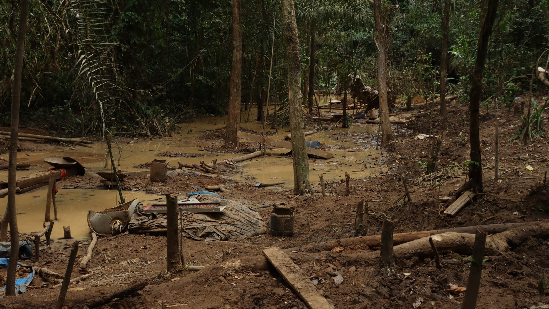 Minería ilegal en Darién