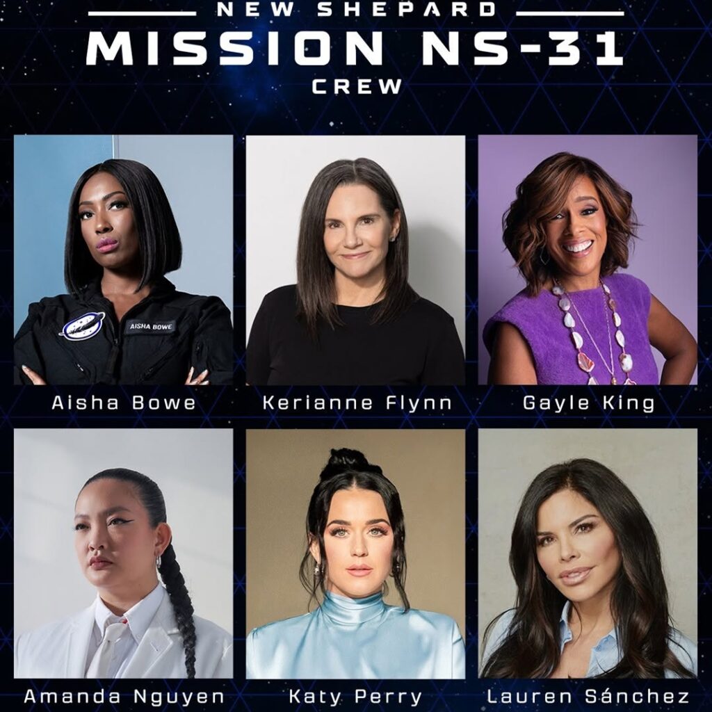 Genderwashing en Blue origin