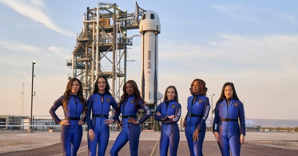 Genderwashing en Blue origin