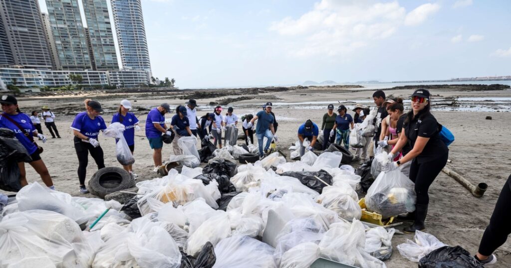 Limpieza de playas en el día de las buenas acciones