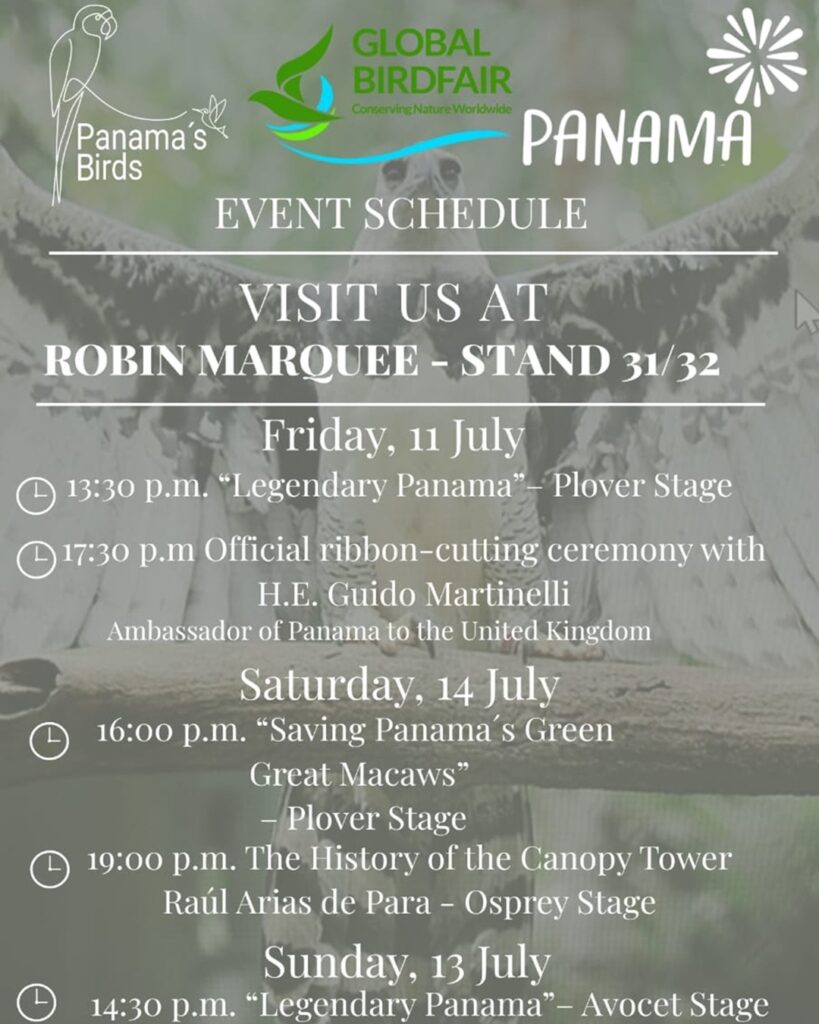 Panamá en el Global Bird Fair