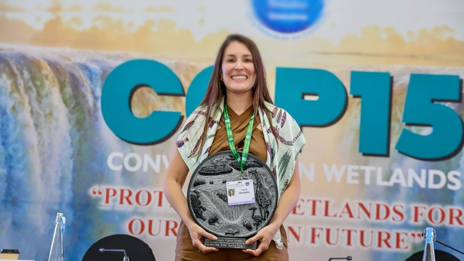 Wanda Díaz en la COP15