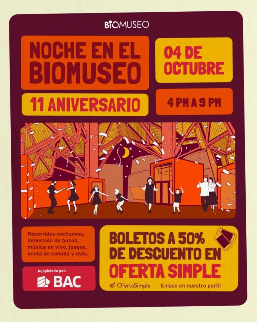 Noche en el Biomuseo